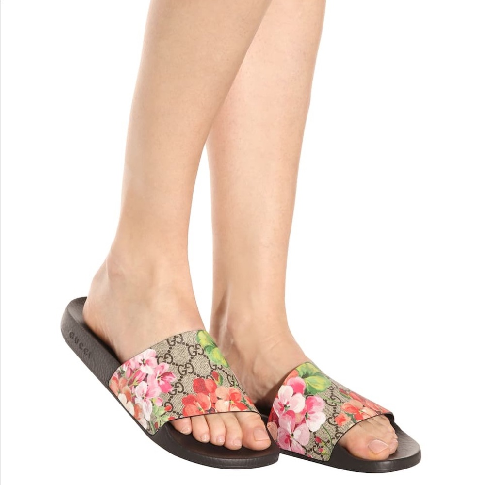 Authentic Gucci Bloom Slides